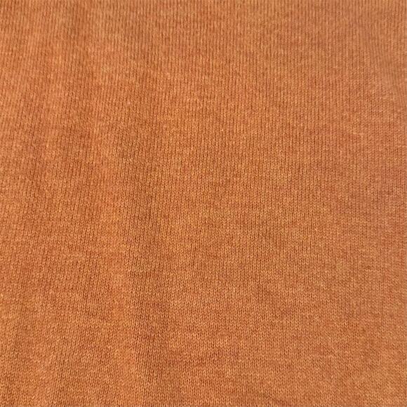 Pronto Uomo XL Burnt Orange V-Neck Sweater Cotton Cashmere Pullover Casual READ - Picture 6 of 11